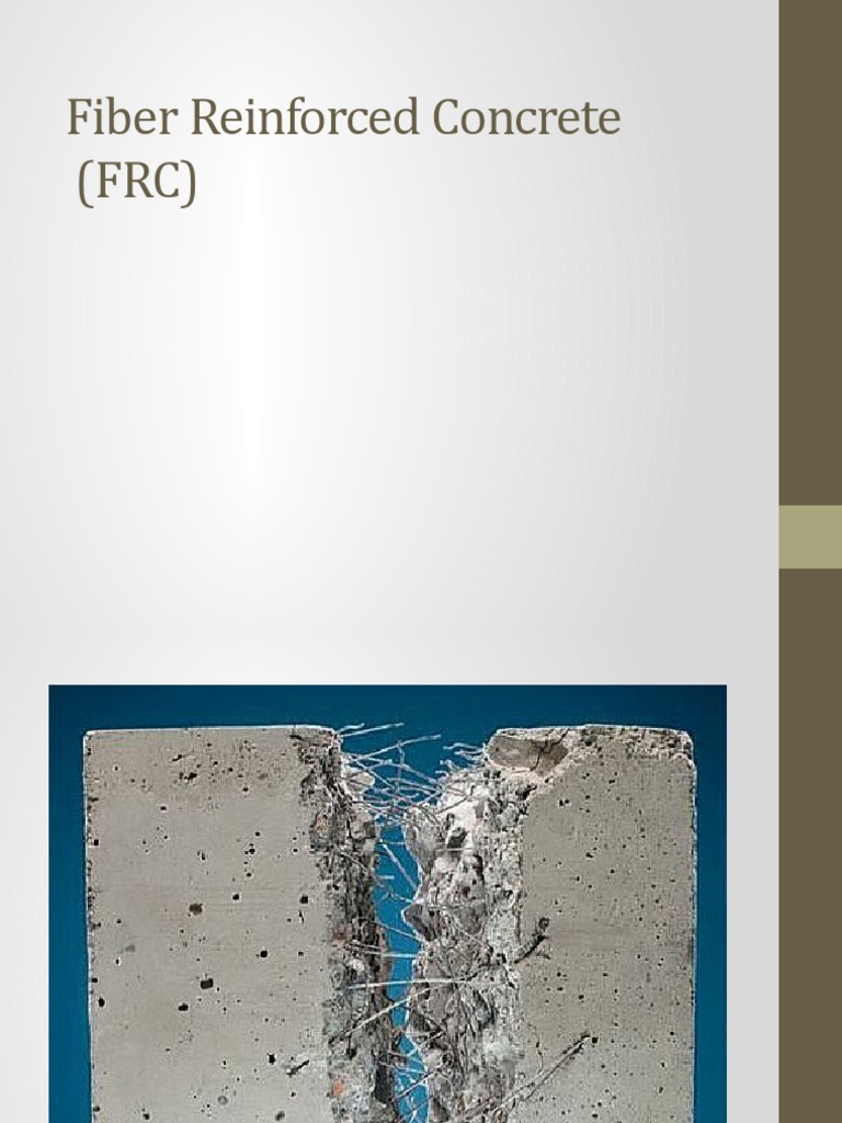 Fiber Reinforced Concrete | PDF | Fracture | Concrete