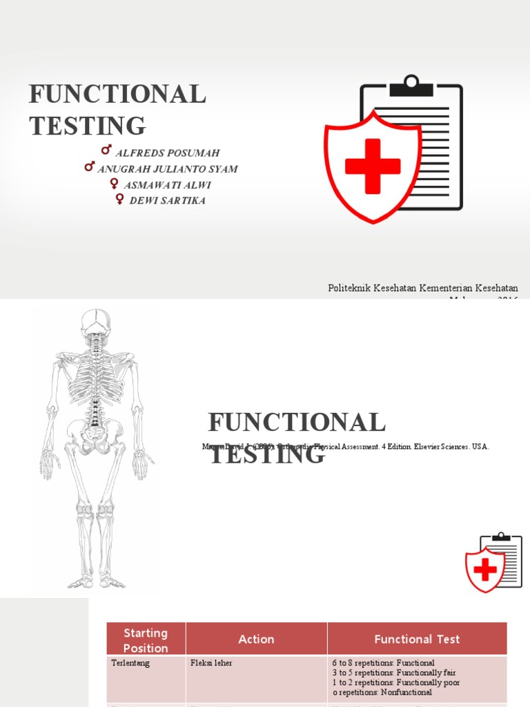 Functional Test 1 | PDF | Joints | Animal Anatomy