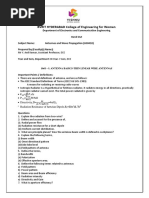 Multiple Choice Questions Antenna