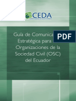 Guía de Comunicación Estratégica para OSC de Ecuador - 2015 PDF