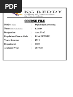 Course File