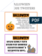 Halloween Tongue Twisters