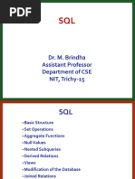 Dr. M. Brindha Assistant Professor Department of CSE NIT, Trichy-15