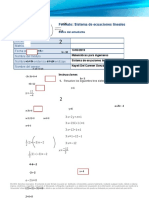 Sistema de Ecuaciones Lineales