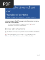 Chemical Engineeringinsert Your