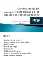 4 y 5 - Generación de RX. Características de Los Equipos de RD