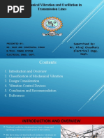 Mechanical Vibration and Oscillation in Transmission Lines: Supervised By: Mr. Niraj Chaudhary Electrical Engg. Dept