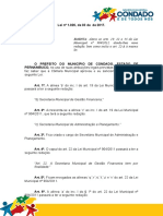 Alterações na estrutura administrativa municipal