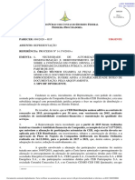 Parecer Do MPC Sobre Privatização Da CEB