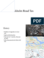 Stockholm Road Tax