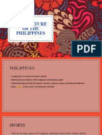 The Culture of The Philippines