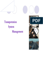 CE 457 Transport System Management