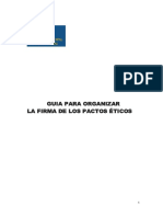 Guía para La Firma de Pactos Éticos