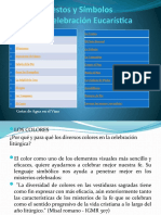 Gestos y Símbolos de La Celebración Eucarística