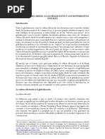 LA CULTURA DEL MIEDO, LA GLOBALIZACIÓN Y LOS MOVIMIENTOS SOCIALES