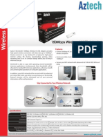 Aztech WL552USB DataSheet