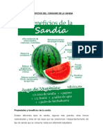 Beneficios Del Consumo de La Sandia