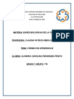 FORMAS DE APRENDIZAJE (ACFP) 09-10-2020