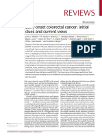 Early-onset colorectal cancer - initial clues and current views. Review 2020