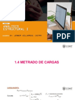 1.4 Metrado de Cargas PDF