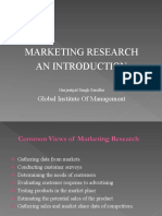 Marketing Research An Introduction: Global Institute of Management