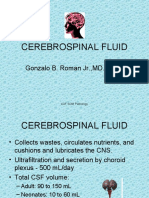 Cerebrospinal Fluid: Gonzalo B. Roman JR.,MD.,FPSP
