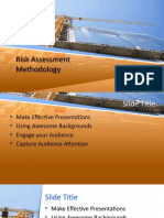 Risk Assessment Methodology Risk Assessment Methodology