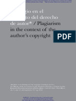 Plagio en El Contexto de Derecho de Autor-Desbloqueado PDF