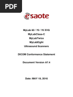 Esaote MyLab PTS000038-DICOM - CONFORMANCE - STATEMENT - MYLAB - 62XX - F121XXX-F130XXX - 01.1 - 04