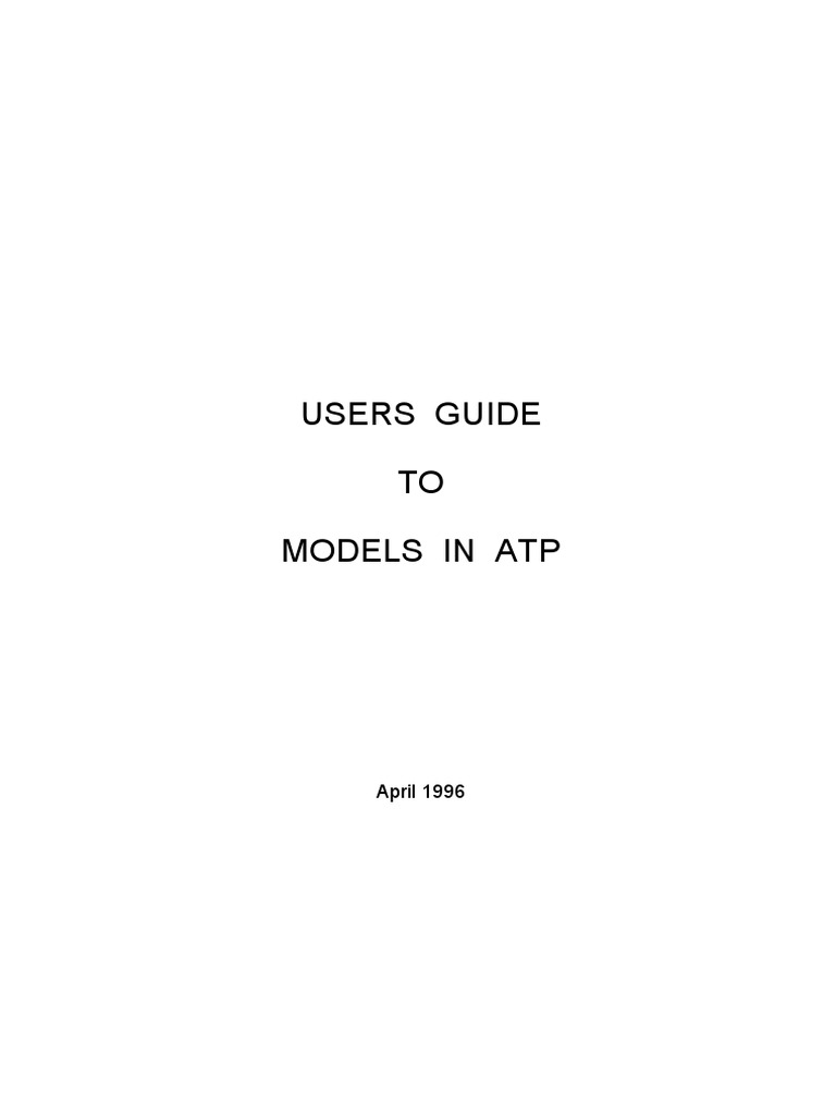 MODELS Language User Guide for ATP | PDF | Variable (Computer Science ...