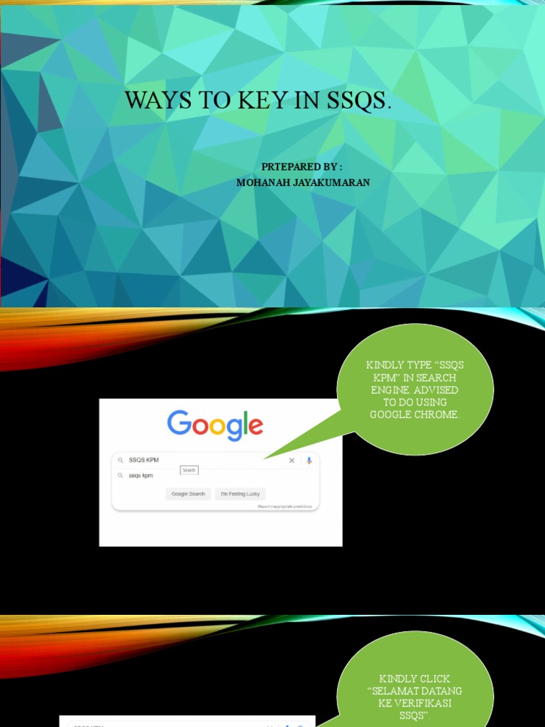 Key Steps for SSQS Submission | PDF | Career & Growth