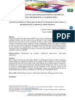 O Ensino de Ciências Nos Anos Iniciais Do Ensino Fundamental: Uma Proposta Metodológica A Partir Da BNCC