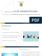 LA EMPRESA - Áreas Funcionales de La Empresa PDF