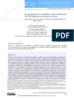 Escala de Aprendizaje Autogestivo en Estudiantes Universitarios de La Carrera de Psicología de Un Sistema en Línea