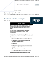 Procedimiento de Limpieza de Máquina PDF