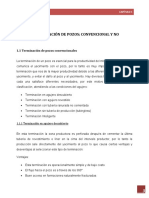 Tipos de terminación de pozos: convencionales y no convencionales