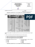 Evaluación trimestral de matemáticas para tercer grado con 15 preguntas