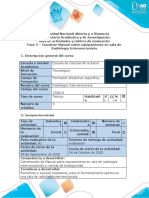 Fase 2-Guía de actividades y Rúbrica de evaluación - Construir documento sobre equipamiento en sala de radiología intervencionista (2).doc