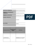 Reporte Planeacion Pedagogica para Proyecto - 1115859 - CONSTRUCCION Y ADECUACION DE SENDEROS