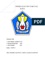 Makalah Pembuatan Net Dari Tali Rafia