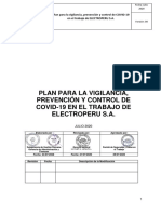 ELECTROPERU Plan Vigilancia Prevención Control COVID-19 ELECTROPERU VF PDF