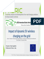 Impact of Dynamic EV Wireless Charging On The Grid: Presenter: Paolo Guglielmi Politecnico Di Torino, Italy