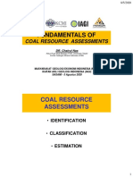 Fundamentals Of: Coal Resource Assessments