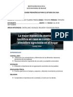 Guia Integrada de Castellano, Sociales, Religión y Ed. Fisica 14 Al 25 de Sept. Grado 3