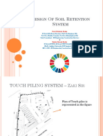 Design of Soil Retention System