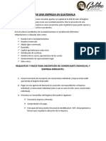 Crear Una Empresa en Guatemala