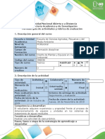 Guía de Actividades - Ciclo de La Tarea - Tarea 3 - Caso Práctico - DISEÑO DE PLANTAS