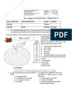 Evaluacion Religion 1°p. 2