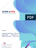 Glow At: Performance Management of Personnel at RTA Associates