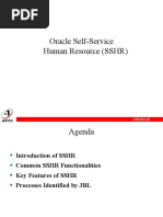 Oracle Self-Service Human Resource (SSHR)